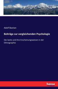 Beitrage zur vergleichenden Psychologie