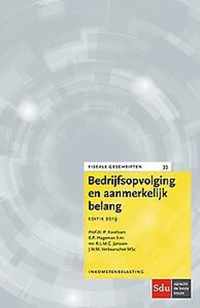 Fiscale geschriften 33 -   Bedrijfsopvolging en aanmerkelijk belang