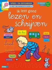 Speel- en oefenboek met beloningsstickers Ik leer goed lezen en schrijven 6-7 jaar