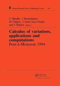 Calculus of Variations, Applications and Computations