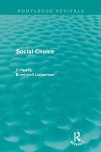 Social Choice (Routledge Revivals)