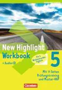 New Highlight 05: 9. Schuljahr. Werkrealschulen (4 Wochenstunden). Workbook Baden-Württemberg. Lieder-/Text-CD