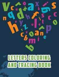 Letter Tracing And Coloring Book