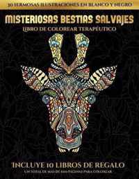 Libro de colorear terapeutico (Misteriosas bestias salvajes)