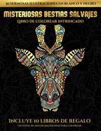 Libro de colorear intrincado (Misteriosas bestias salvajes)