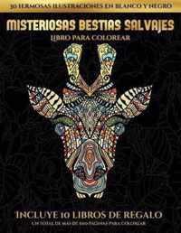 Libro para colorear (Misteriosas bestias salvajes)