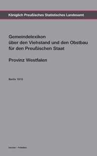 Gemeindelexikon uber den Viehstand und den Obstbau fur den Preussischen Staat, Provinz Westfalen