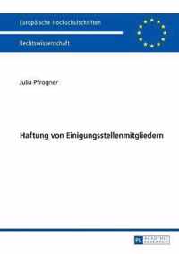 Haftung Von Einigungsstellenmitgliedern