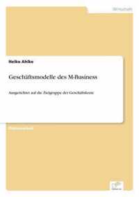 Geschaftsmodelle des M-Business