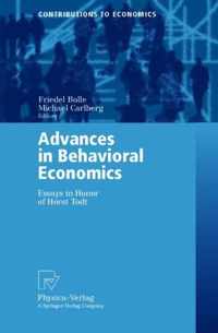 Advances in Behavioral Economics