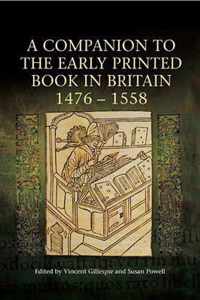 Companion To The Early Printed Book In B