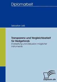 Transparenz und Vergleichbarkeit für Hedgefonds: Erarbeitung und Diskussion möglicher Instrumente