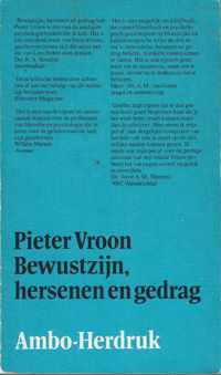 Bewustzijn hersenen en gedrag - Pieter Vroon