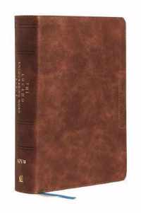 NIV, Lucado Encouraging Word Bible, Leathersoft, Brown, Comfort Print