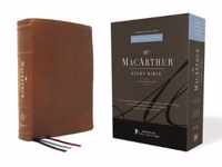 NASB, MacArthur Study Bible, 2nd Edition, Premium Goatskin Leather, Brown, Premier Collection, Comfort Print