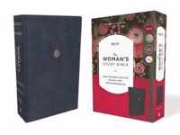 The NKJV, Woman's Study Bible, Leathersoft, Blue, Red Letter, Full-Color Edition