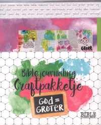 Biblejournaling God=groter craftpakketje