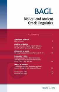 Biblical and Ancient Greek Linguistics, Volume 4