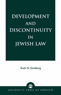 Development and Discontinuity in Jewish Law