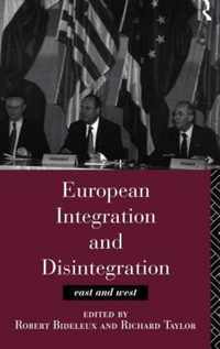 European Integration and Disintegration