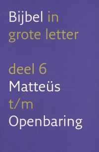 Bijbel In Grote Letter Deel 6