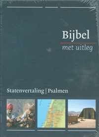 Bijbel met uitleg - blauw - hardcover - middel