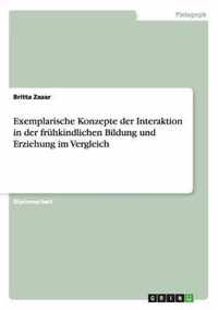 Exemplarische Konzepte der Interaktion in der fruhkindlichen Bildung und Erziehung im Vergleich