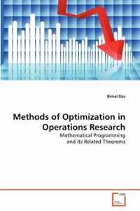 Methods of Optimization in Operations Research