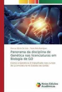 Panorama da disciplina de Genetica nas licenciaturas em Biologia de GO