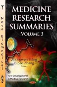 Medicine Research Summaries