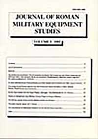 Journal of Roman Military Equipment Studies, Volume 3, 1992