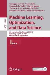 Machine Learning, Optimization, and Data Science