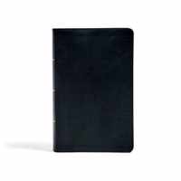 CSB Single-Column Personal Size Bible, Black LeatherTouch