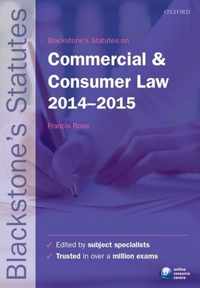 Blackstone's Statutes on Commercial & Consumer Law 2014-2015