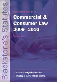 Blackstone's Statutes On Commercial And Consumer Law 2009-2010