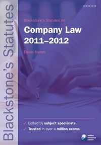 Blackstone's Statutes On Company Law