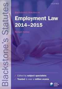 Blackstone's Statutes on Employment Law 2014-2015