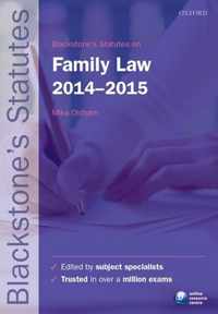 Blackstone's Statutes on Family Law 2014-2015