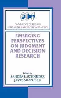 Cambridge Series on Judgment and Decision Making