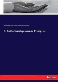 R. Rothe's nachgelassene Predigten