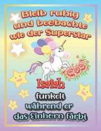 Bleib ruhig und beobachte wie Superstar Isaiah funkelt wahrend sie das Einhorn farbt