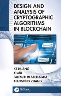 Design and Analysis of Cryptographic Algorithms in Blockchain