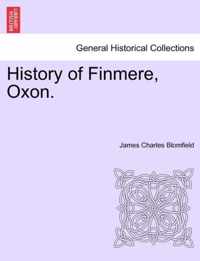 History of Finmere, Oxon.