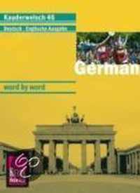 Kauderwelsch Sprachführer German - word by word (Deutsch, englische Ausgabe)