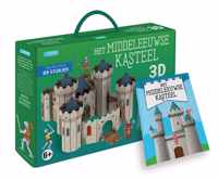 Boek + 3D-puzzel  -   Het middeleeuws kasteel - Boek + 3D-puzzel