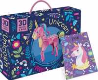 Boek + 3D-puzzel  -   Unicorn