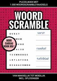 Boek Cadeau voor Jou! - Puzzelboek met 1.000 Woord Scramble Raadsels