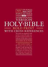 NIV Bold Print Bible w/Cross-Ref