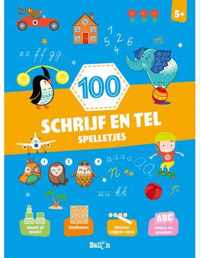 100 schrijf- en telspelletjes 5+