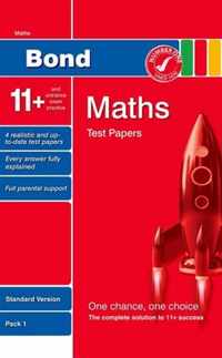 Bond 11+ Test Papers Maths Standard Pack 1